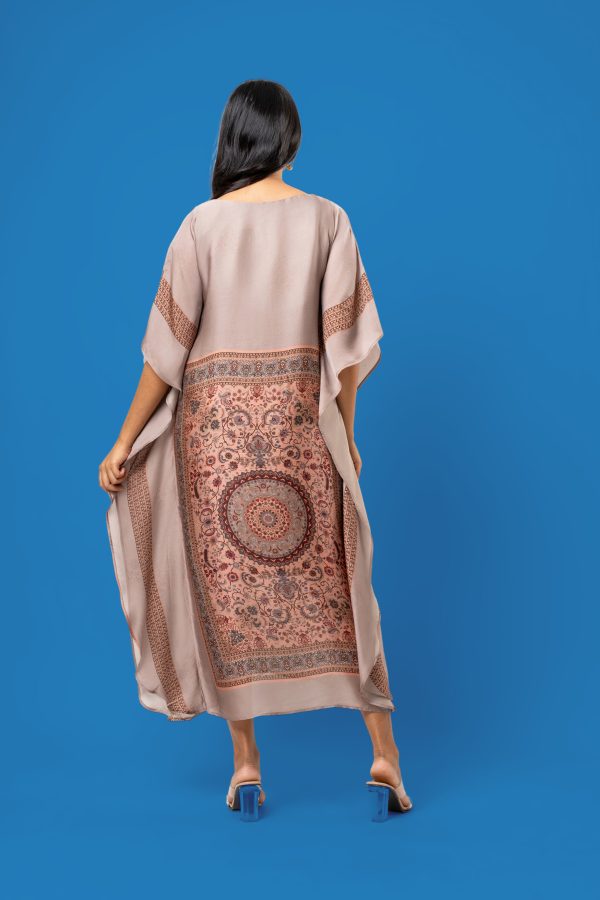 V-Neck Midi Kaftan Dress - Image 5