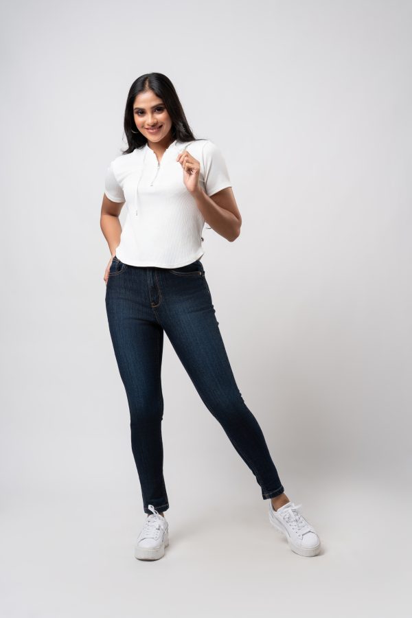 La Vivente Mid Waist Skinny Jean