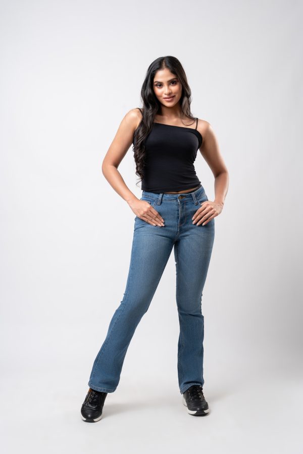 La Vivente Mid Waist Boot Cut Jean - Image 2