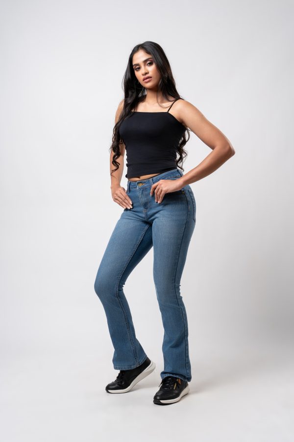 La Vivente Mid Waist Boot Cut Jean - Image 9