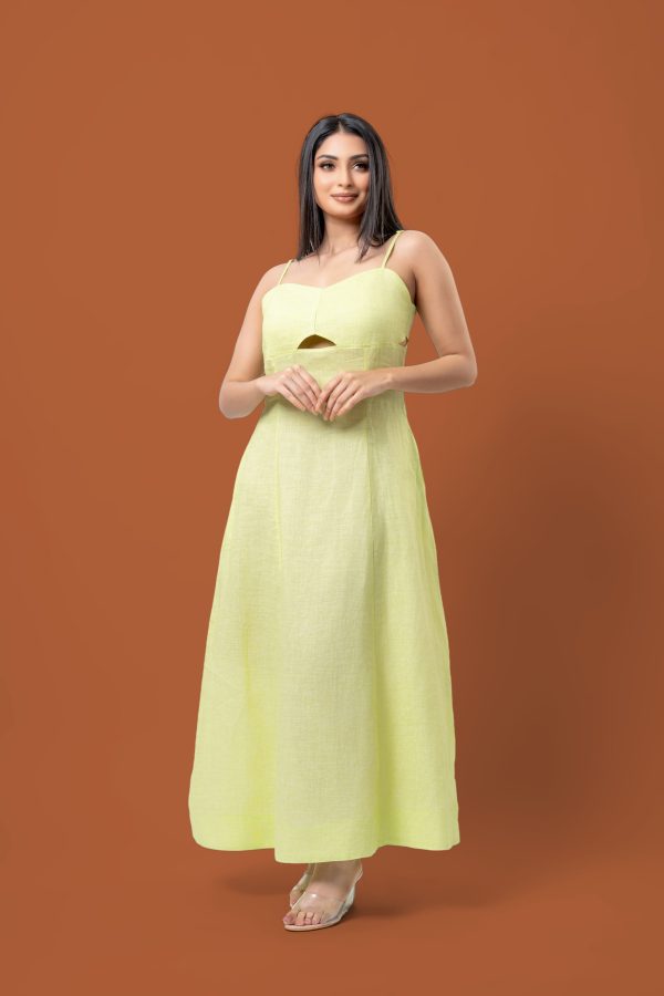 Front Cutout Detail Strappy Maxi Dress - Image 2