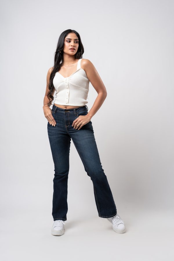 La Vivente Mid Waist Boot Cut Jean