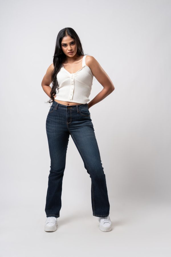 La Vivente Mid Waist Boot Cut Jean - Image 4