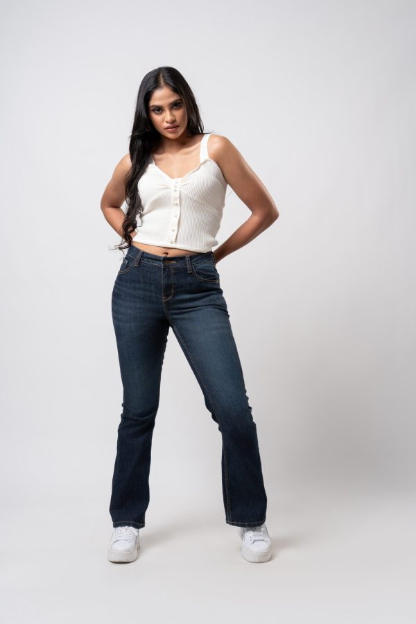 La Vivente Mid Waist Boot Cut Jean - Image 4