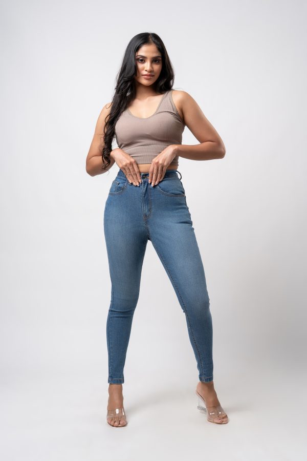 La Vivente Mid Waist Skinny Jean - Image 9
