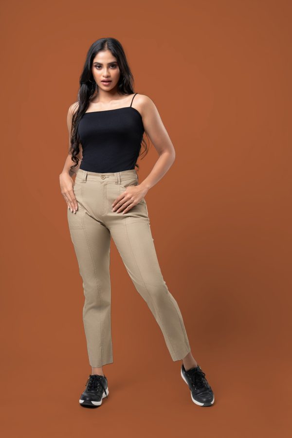 Double Belt Loop Detail Pants - Image 4