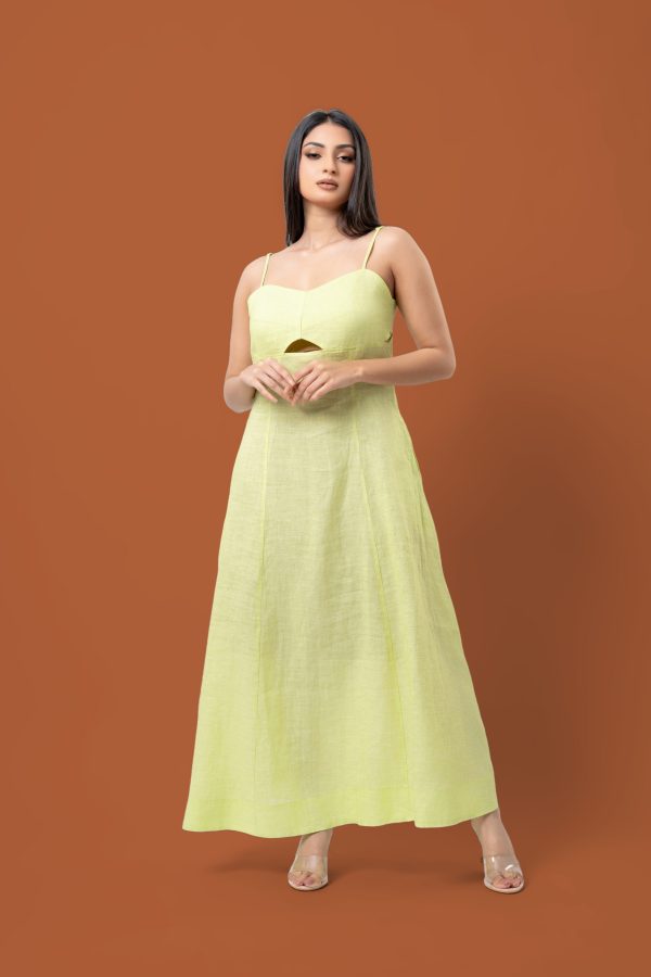 Front Cutout Detail Strappy Maxi Dress - Image 3
