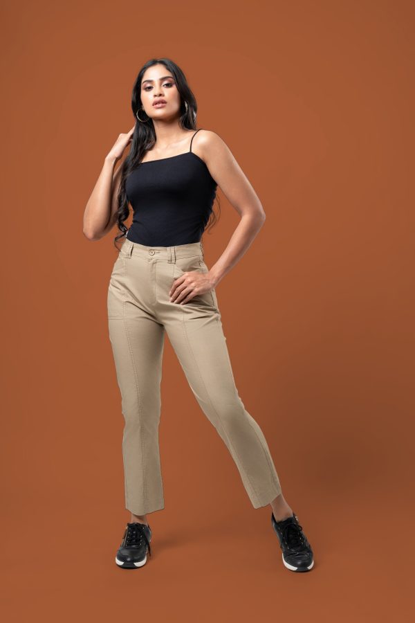 Double Belt Loop Detail Pants - Image 3