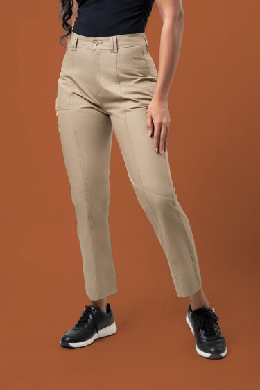 Double Belt Loop Detail Pants