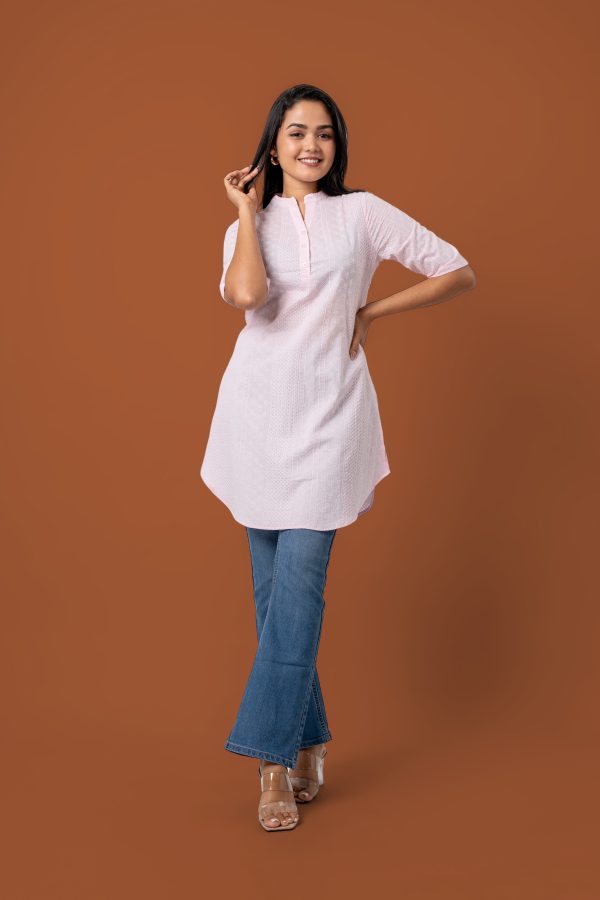 Curved Hem Kurta Top - Image 4