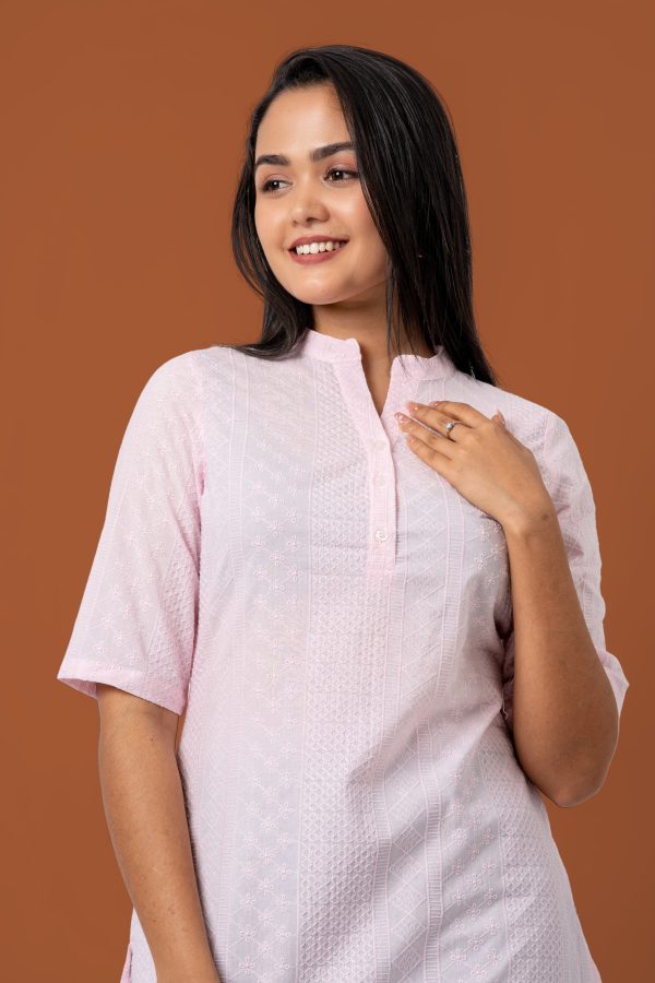 Curved Hem Kurta Top - Image 2