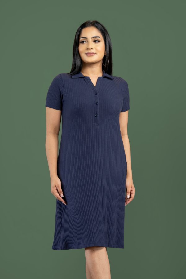 Short Rib Polo Dress - Image 2