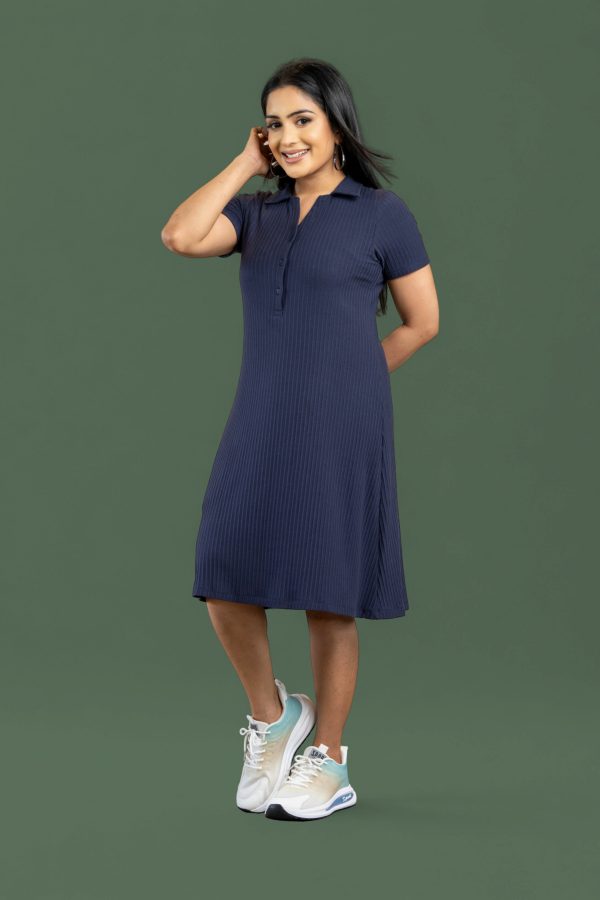 Short Rib Polo Dress - Image 3