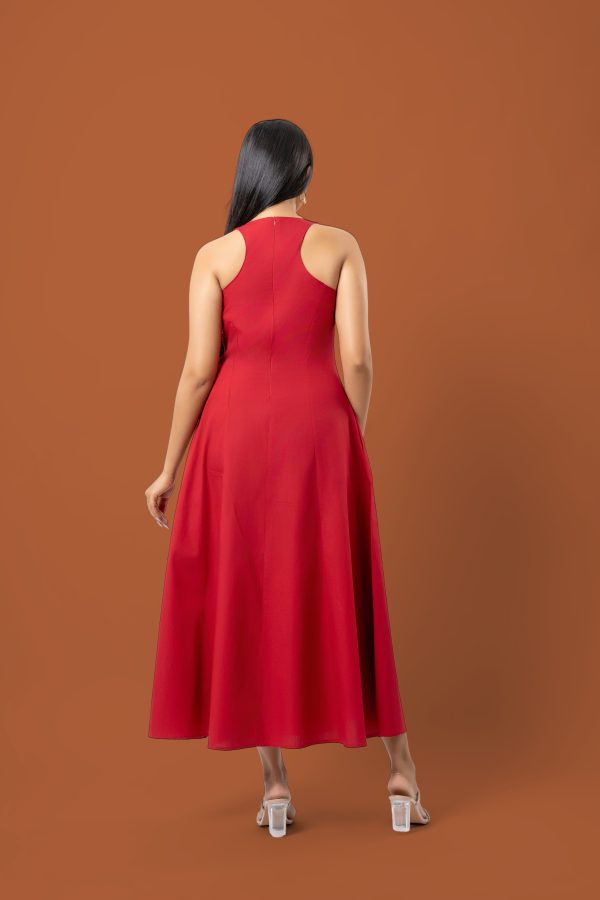 Embroidered Racerback Maxi Dress - Image 5