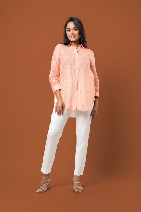 High-Low Hem Shirt Blouse - Image 6