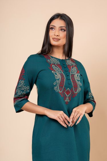 Embroidery Detail Short Dress