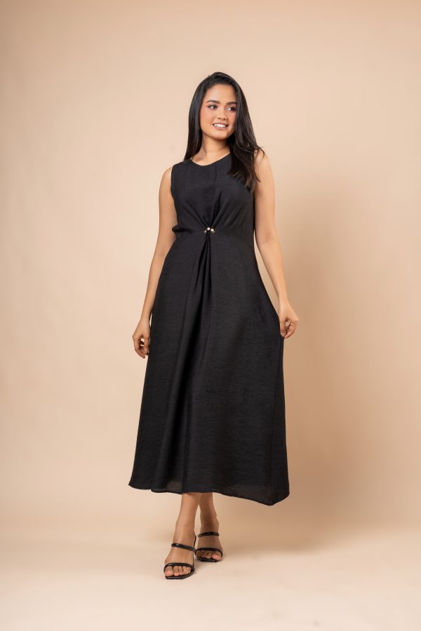 Ring Detailed Sleeveless Maxi Dress - Image 4
