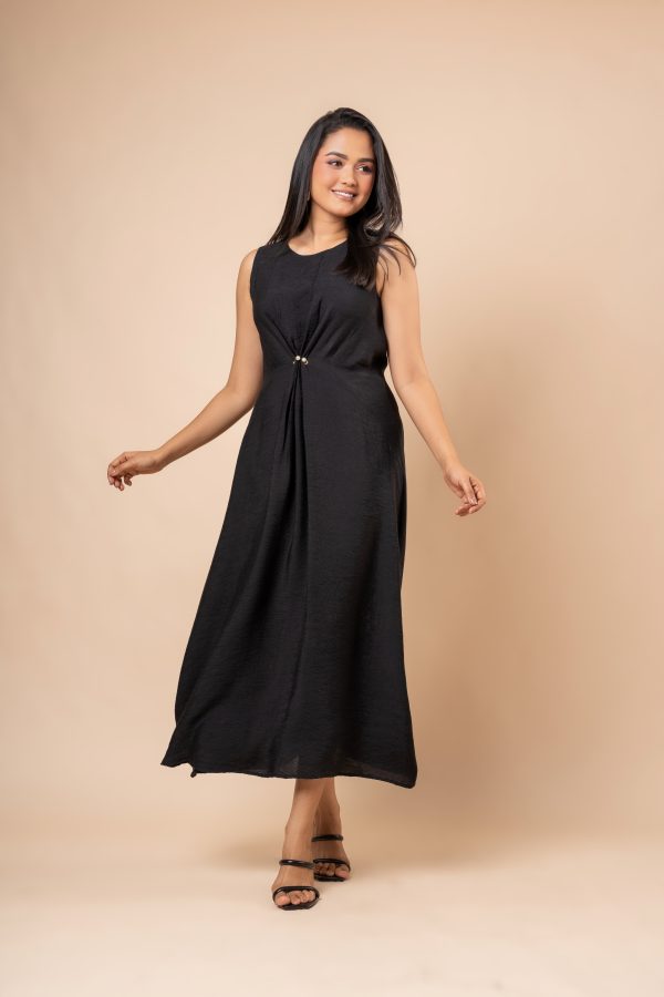 Ring Detailed Sleeveless Maxi Dress - Image 6
