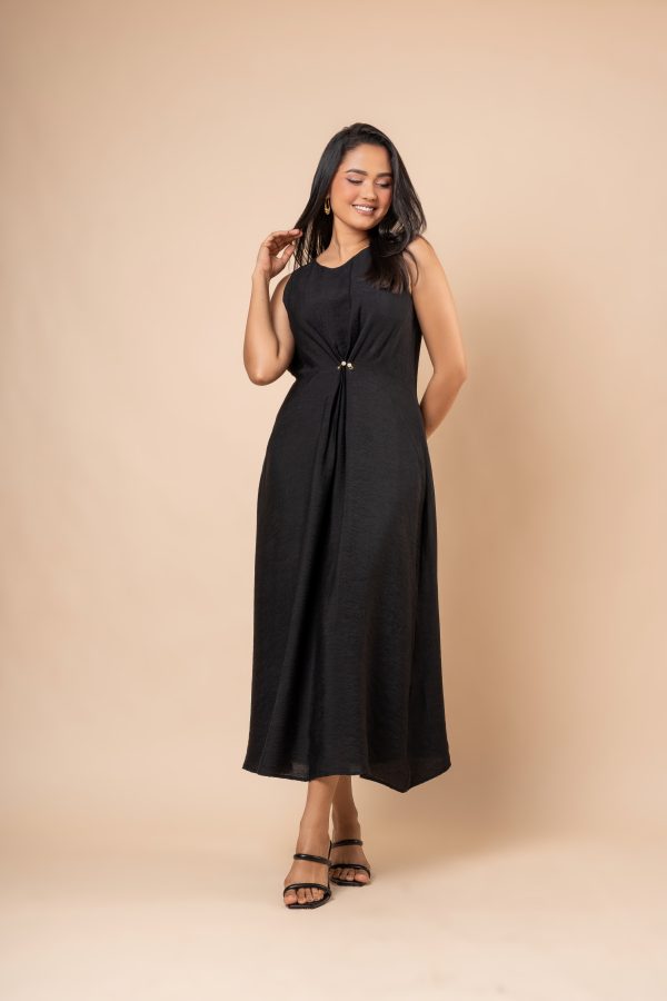 Ring Detailed Sleeveless Maxi Dress - Image 5