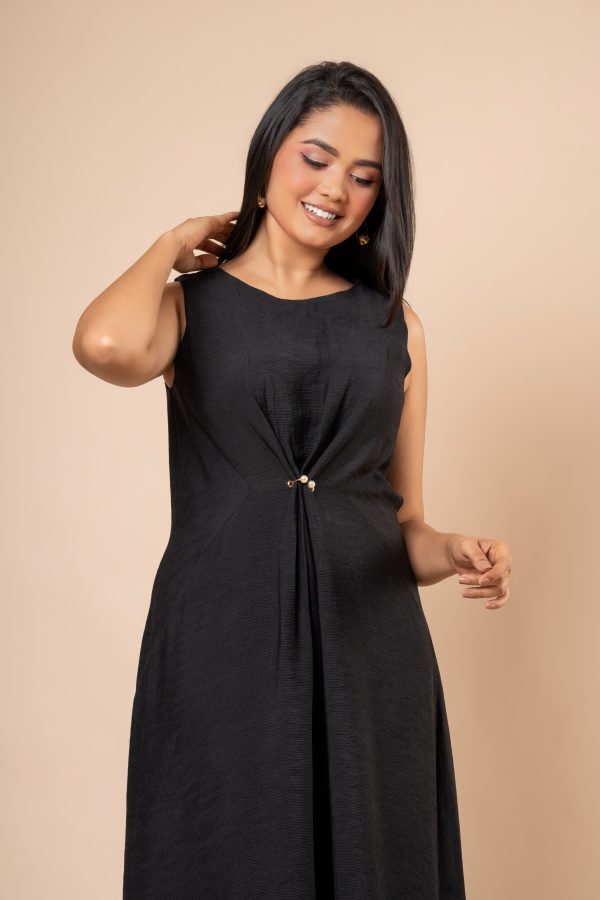 Ring Detailed Sleeveless Maxi Dress - Image 2