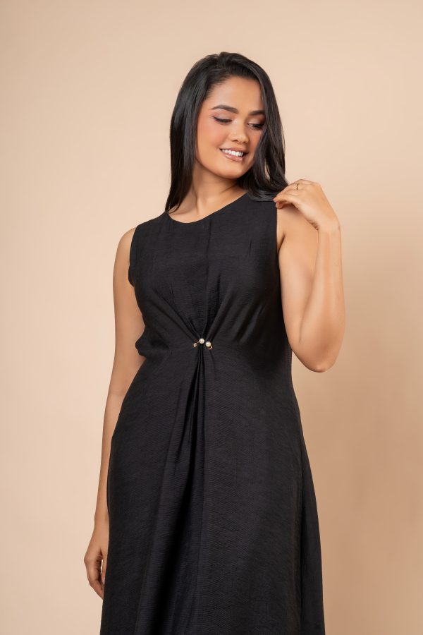 Ring Detailed Sleeveless Maxi Dress - Image 3