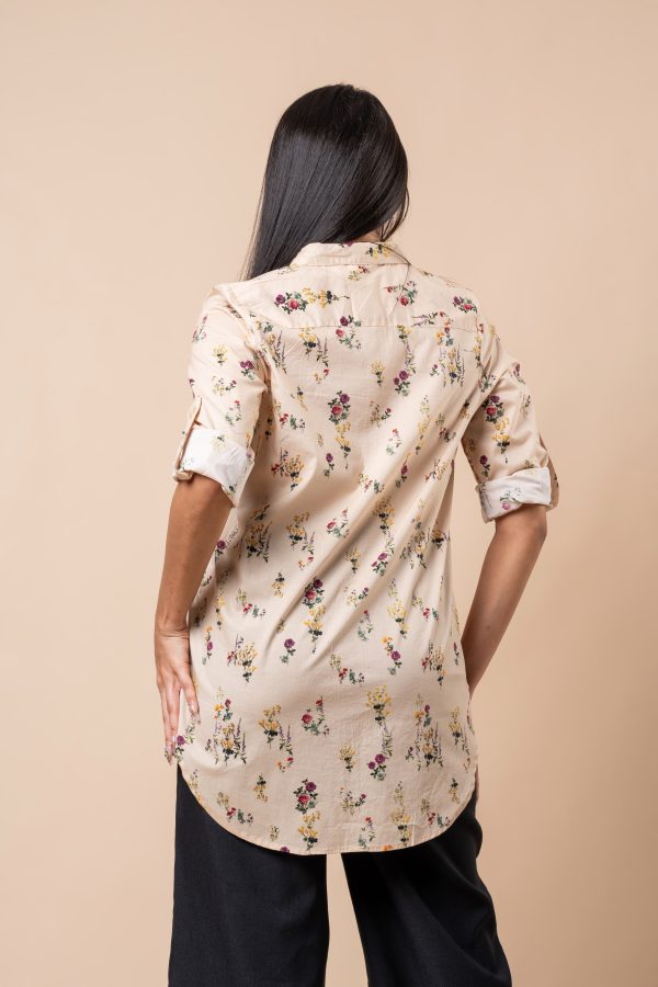 Floral Patterned Shirt Blouse - Image 5