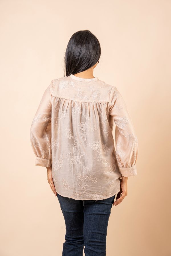 Floral Embroidered Shirt Blouse - Image 6