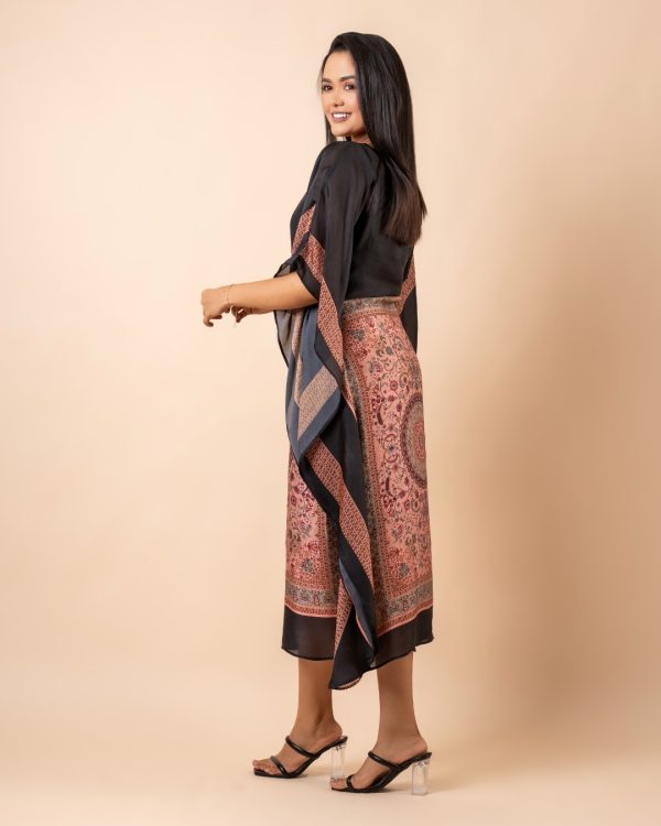 V-Neck Midi Kaftan Dress - Image 5