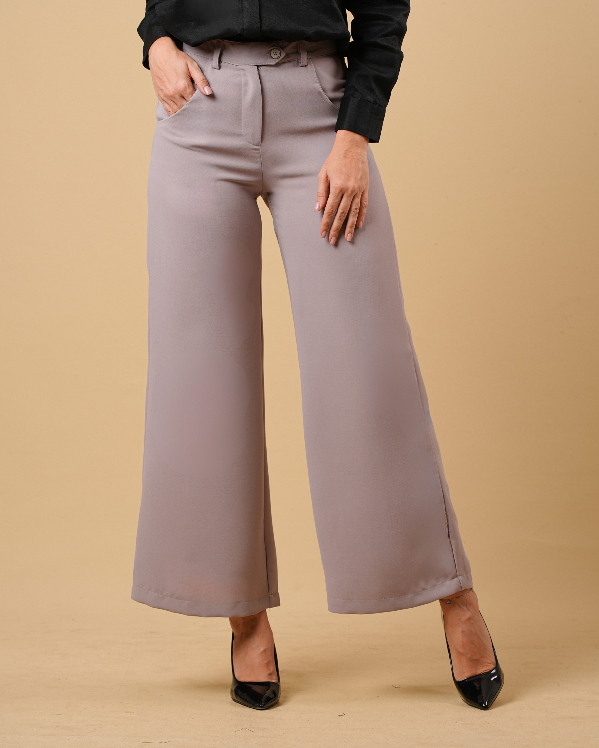 Wide Leg Workwear Pants