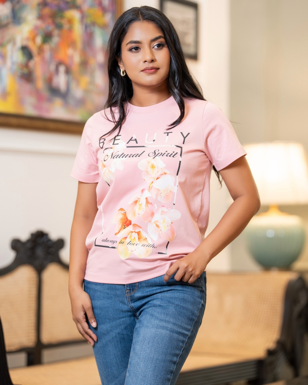 Floral Printed T-Shirt - Image 3