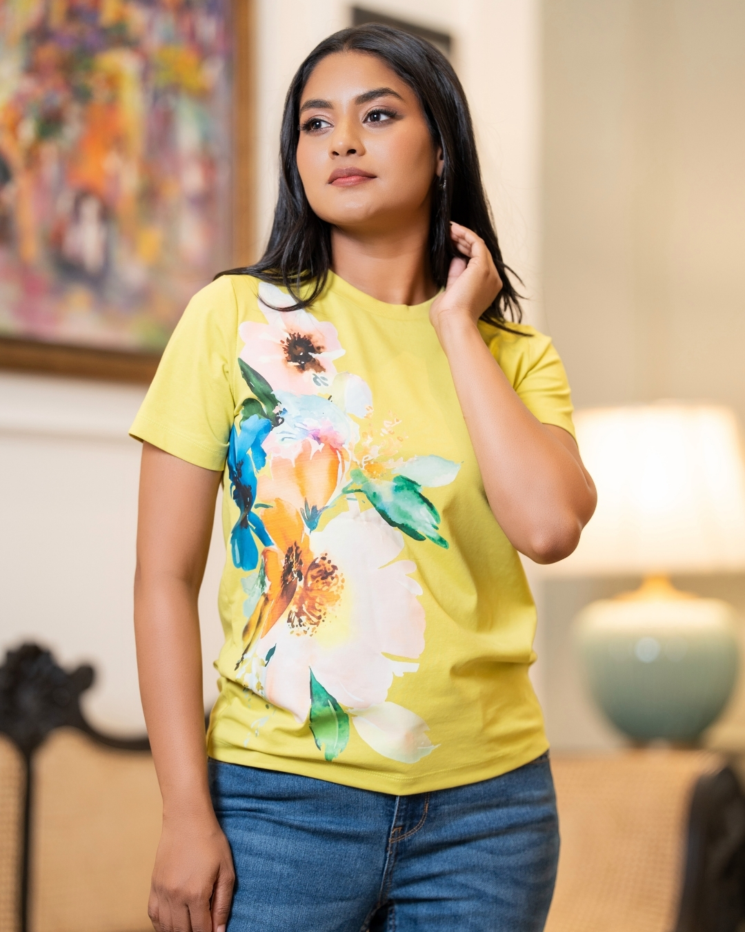 Floral Printed T-Shirt - Image 3