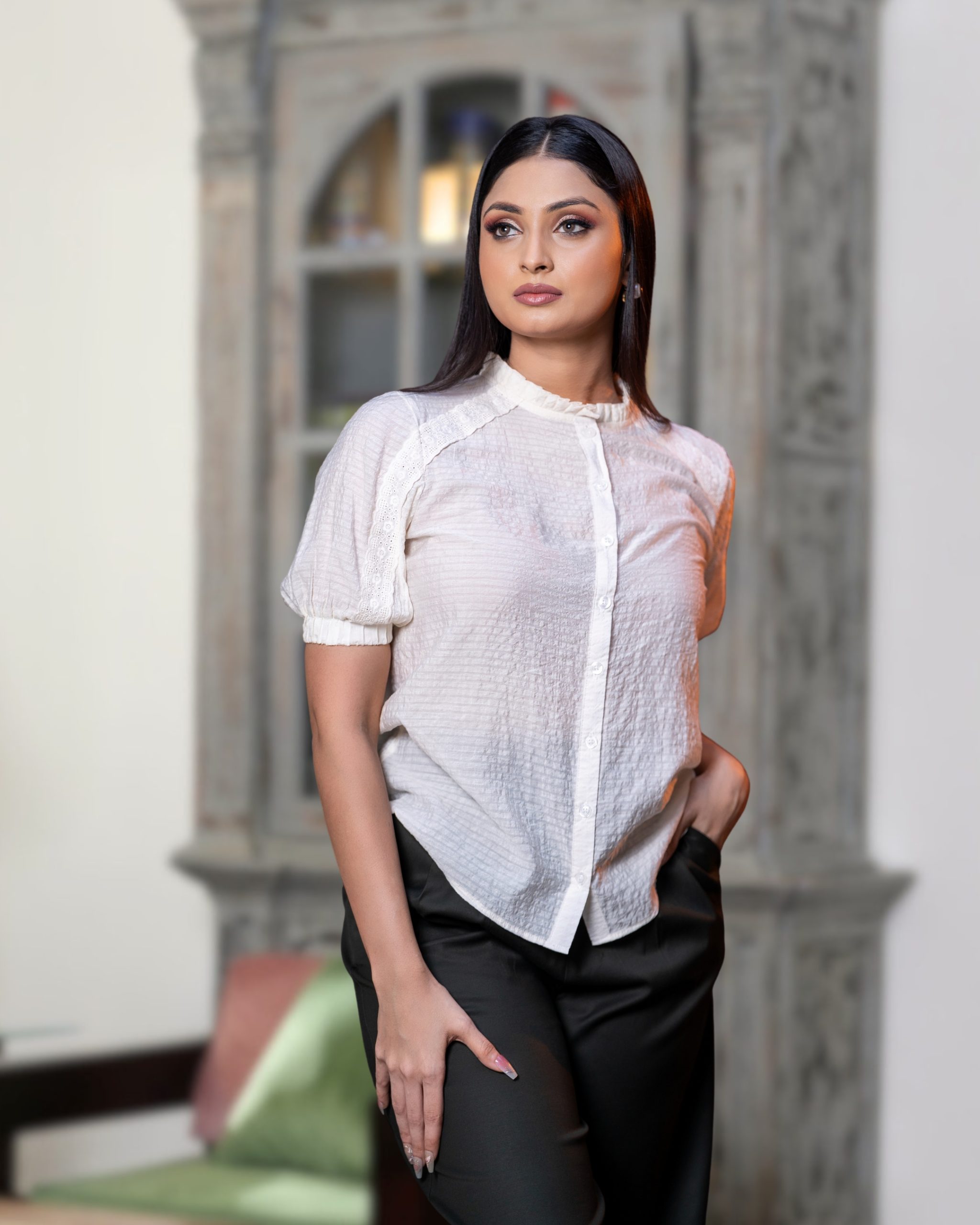 Lace Detailed Blouse - Image 2