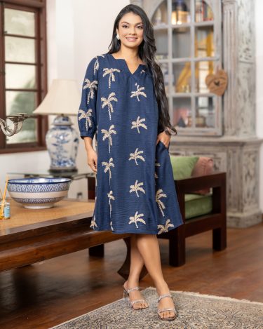 Embroidered Short Dress