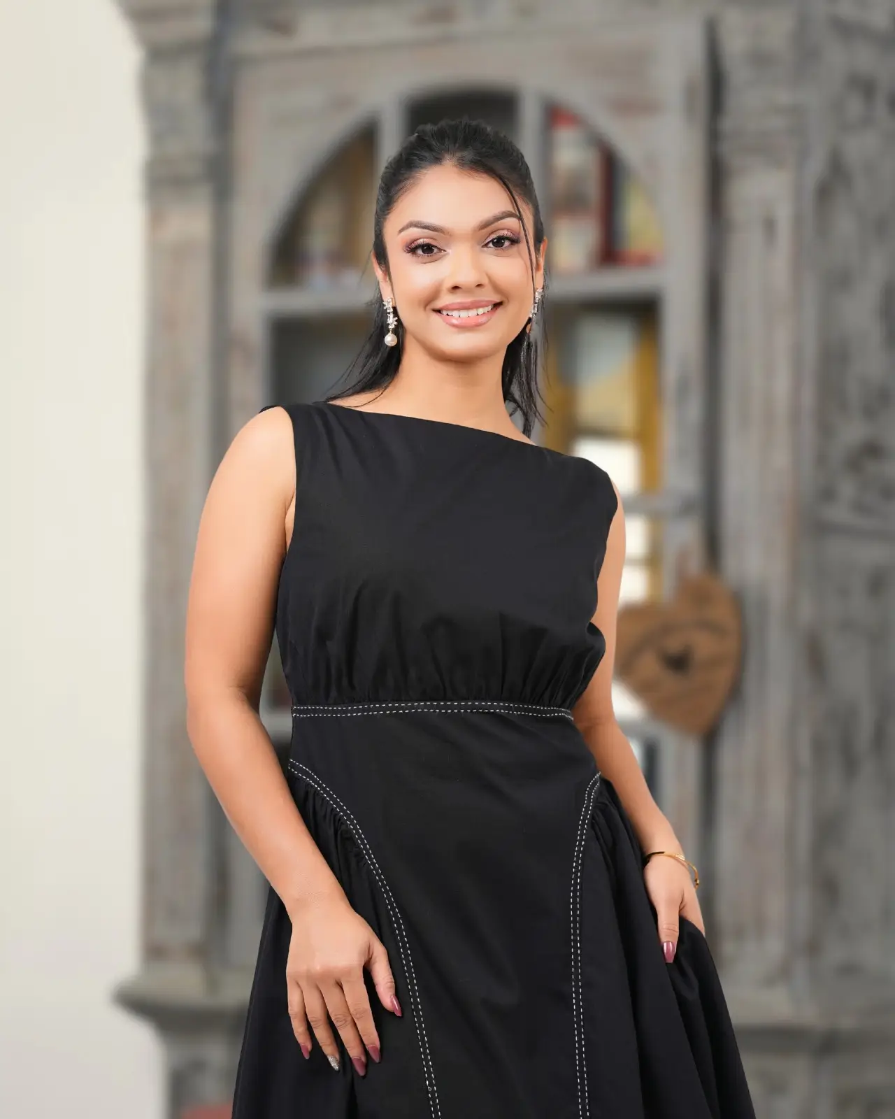 The Contour Stitch Midi Dress - Image 2