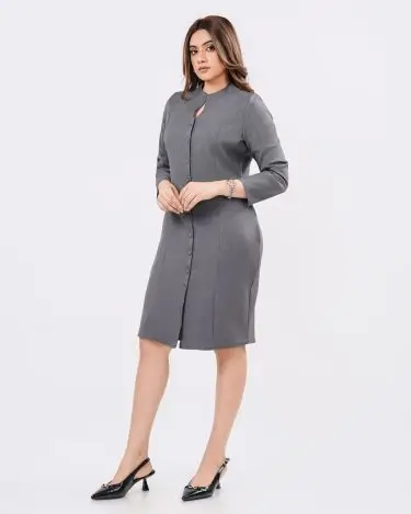 The Princess Line Long Sleeve Short Pencil Dress