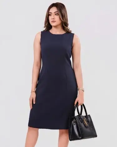 The Maria Sleeveless Pencil Short Dress